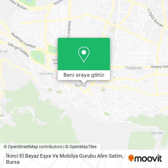 İkinci El Beyaz Eşya Ve Mobilya Gurubu Alim Satim harita
