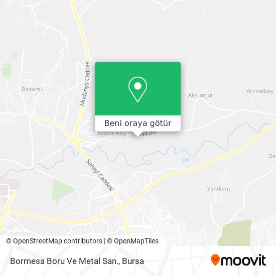 Bormesa Boru Ve Metal San. harita