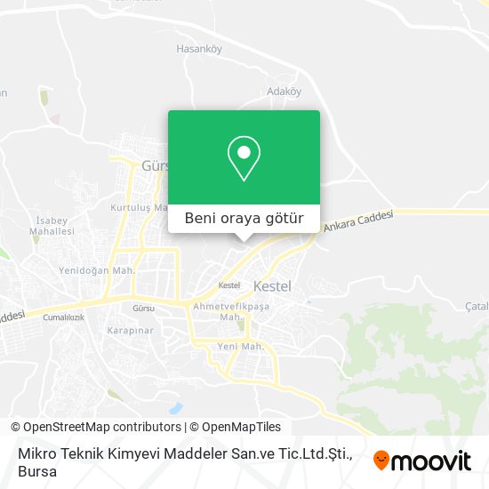 Mikro Teknik Kimyevi Maddeler San.ve Tic.Ltd.Şti. harita
