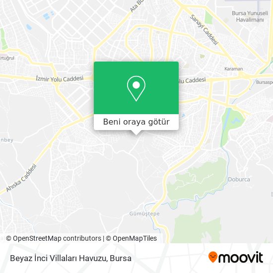 Beyaz İnci Villaları Havuzu harita