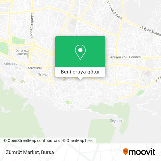 Zümrüt Market harita
