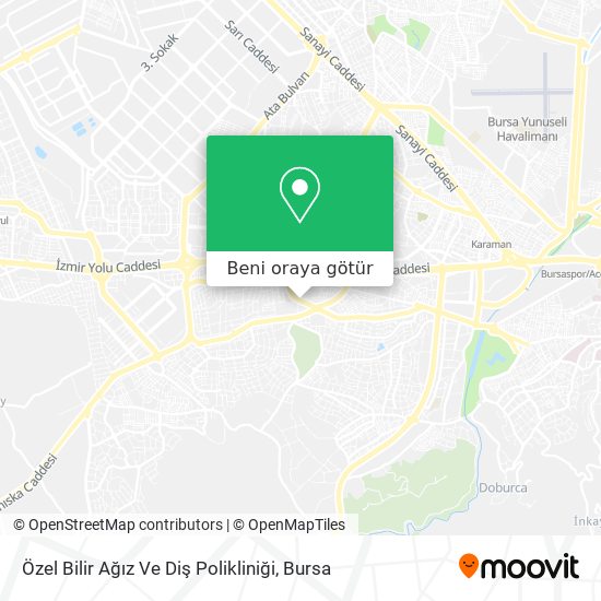 Özel Bilir Ağız Ve Diş Polikliniği harita