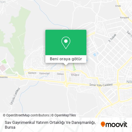 Sav Gayrimenkul Yatırım Ortaklığı Ve Danışmanlığı harita