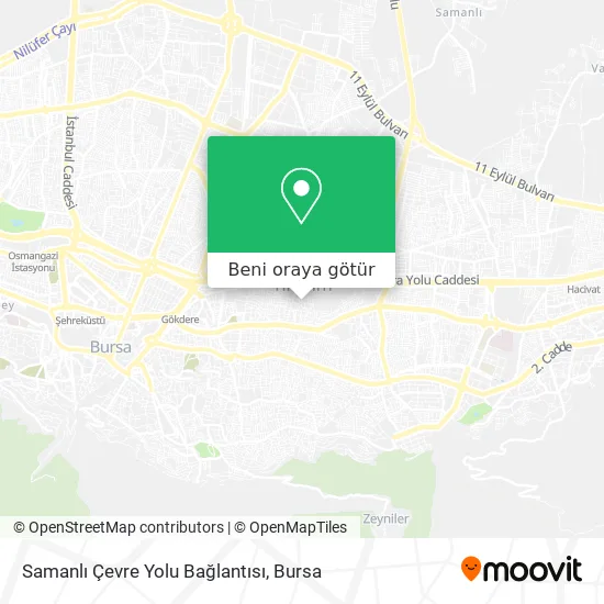 Samanlı Çevre Yolu Bağlantısı harita
