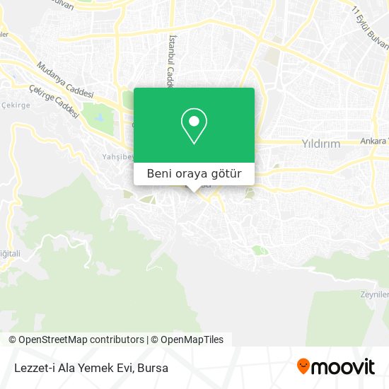 Lezzet-i Ala Yemek Evi harita