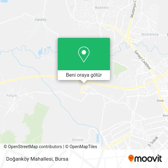 Doğanköy Mahallesi harita