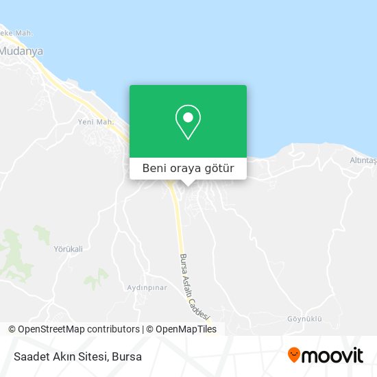 Saadet Akın Sitesi harita