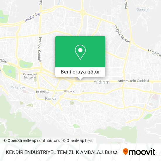 KENDİR ENDÜSTRIYEL TEMIZLIK AMBALAJ harita