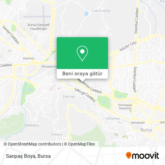 Sanpaş Boya harita