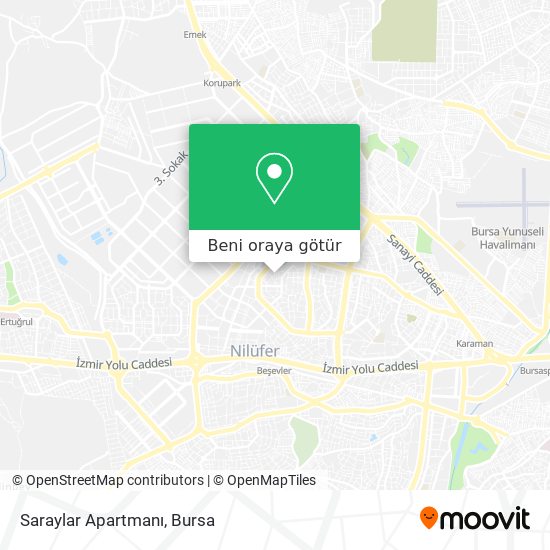 Saraylar Apartmanı harita