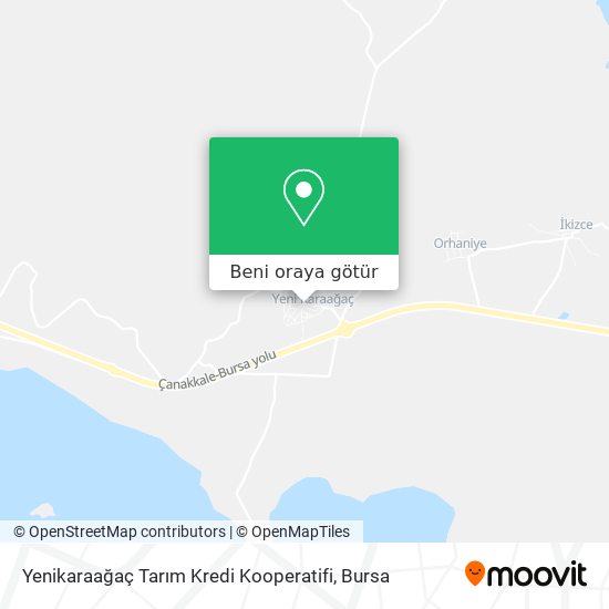 Yenikaraağaç Tarım Kredi Kooperatifi harita
