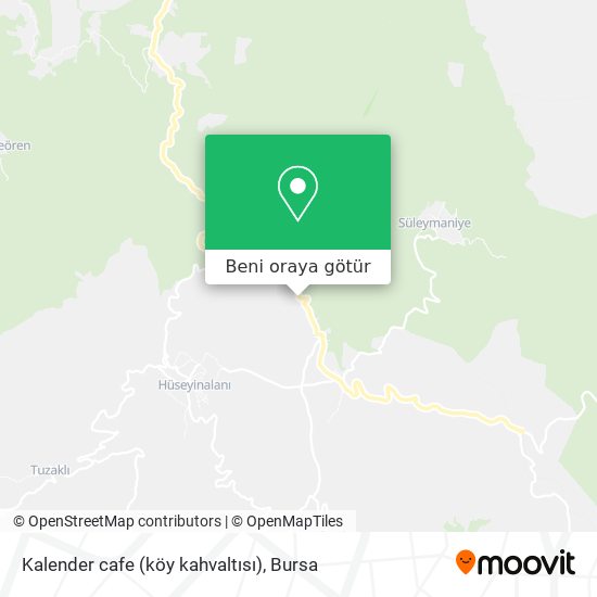 Kalender cafe (köy kahvaltısı) harita