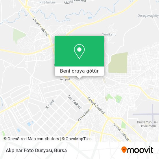 Akpınar Foto Dünyası harita