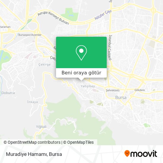 Muradiye Hamamı harita