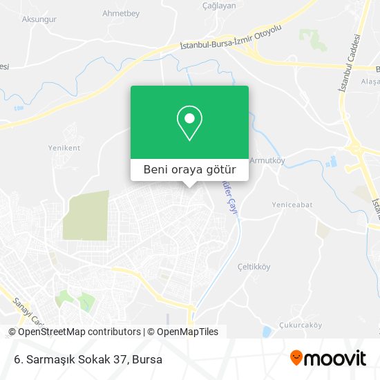 6. Sarmaşık Sokak 37 harita