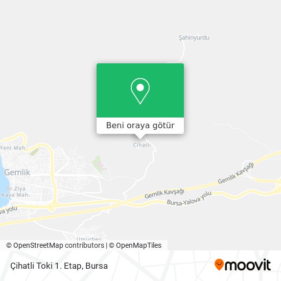 Çihatli Toki 1. Etap harita