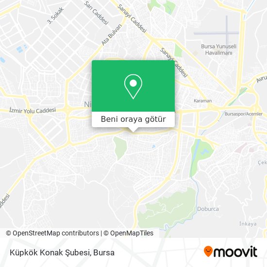 Küpkök Konak Şubesi harita