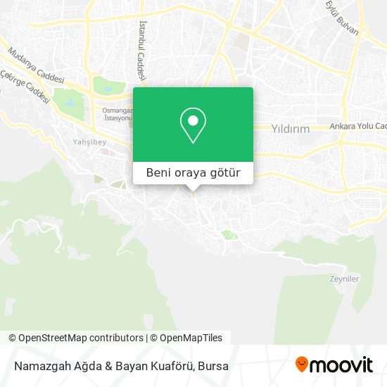 Namazgah Ağda & Bayan Kuaförü harita