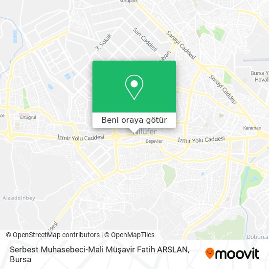 Serbest Muhasebeci-Mali Müşavir Fatih ARSLAN harita