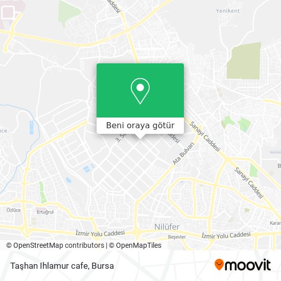 Taşhan Ihlamur cafe harita