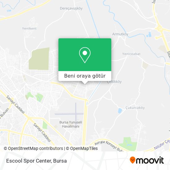 Escool Spor Center harita