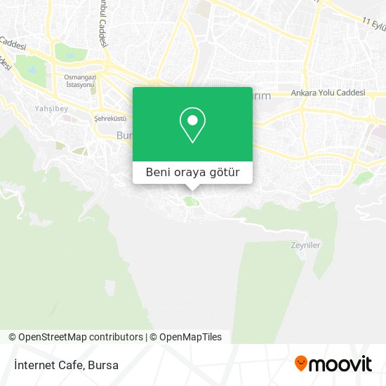 İnternet Cafe harita