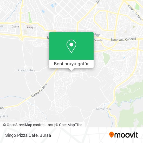 Sinço Pizza Cafe harita
