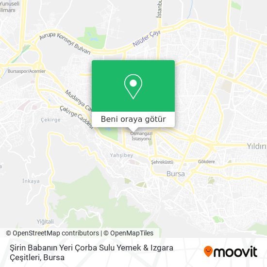 Şirin Babanın Yeri Çorba Sulu Yemek & Izgara Çeşitleri harita