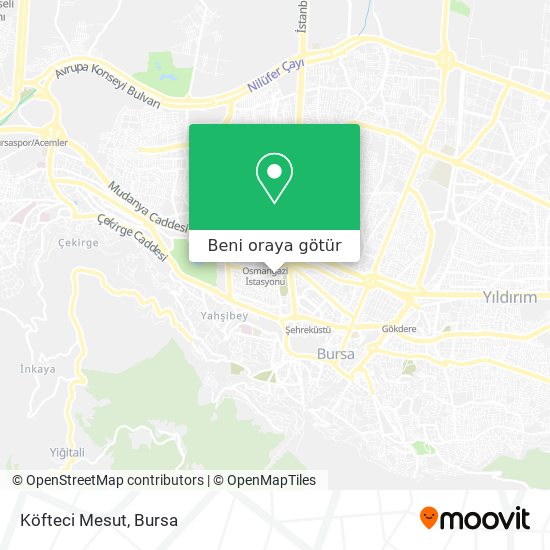 Köfteci Mesut harita
