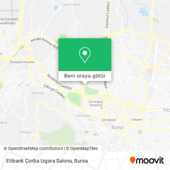 Etibank Çorba Izgara Salonu harita