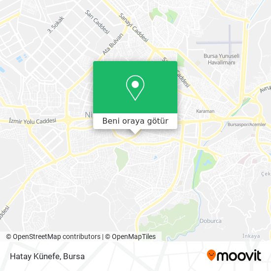 Hatay Künefe harita