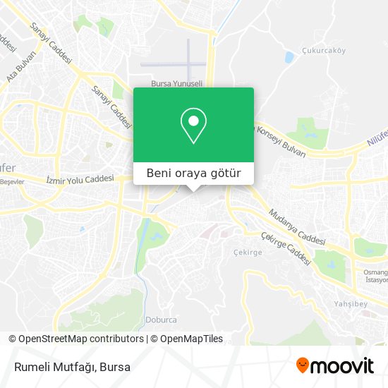Rumeli Mutfağı harita