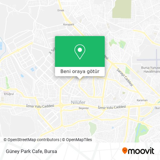 Güney Park Cafe harita