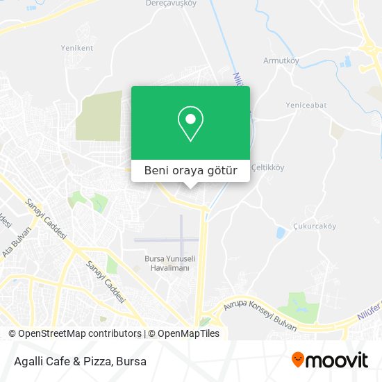 Agalli Cafe & Pizza harita