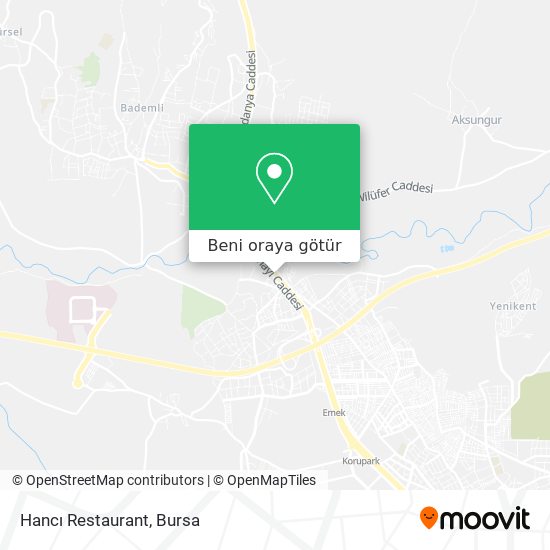 Hancı Restaurant harita