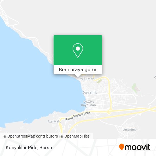 Konyalılar Pide harita