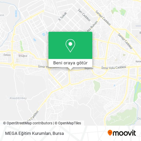 MEGA Eğitim Kurumları harita