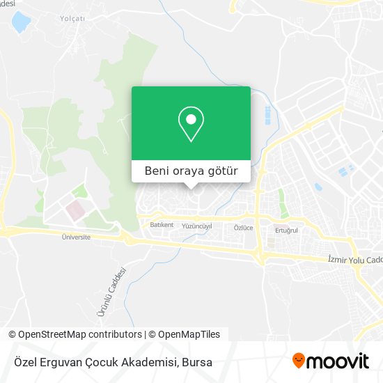 Özel Erguvan Çocuk Akademisi harita