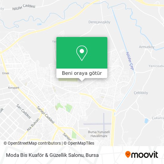 Moda Bis Kuaför & Güzellik Salonu harita