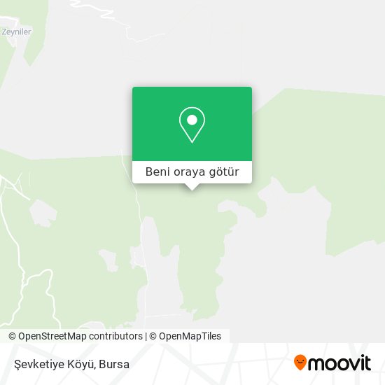 Şevketiye Köyü harita