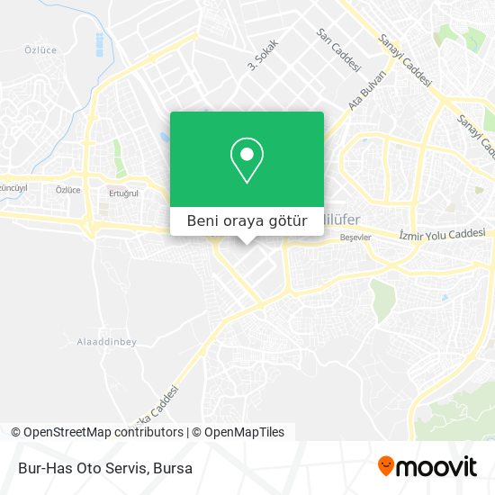 Bur-Has Oto Servis harita