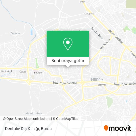 Dentaliv Diş Kliniği harita