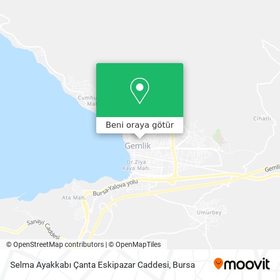 Selma Ayakkabı Çanta Eskipazar Caddesi harita