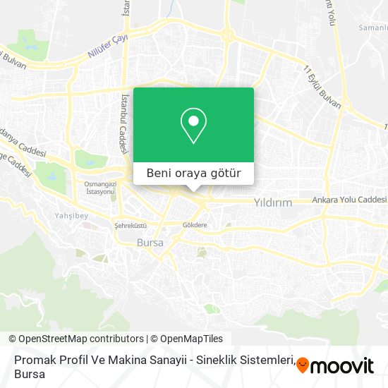 Promak Profil Ve Makina Sanayii - Sineklik Sistemleri harita