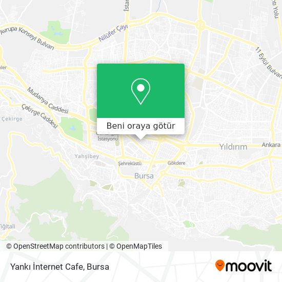 Yankı İnternet Cafe harita