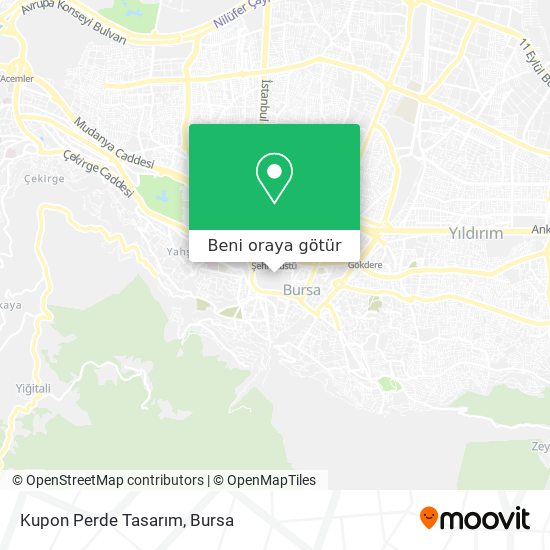 Kupon Perde Tasarım harita