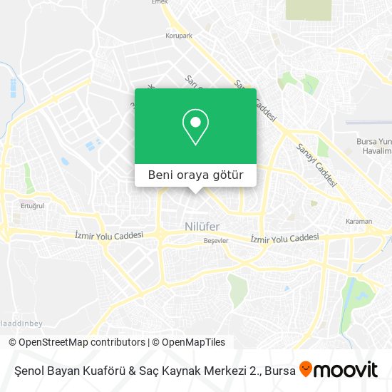 Şenol Bayan Kuaförü & Saç Kaynak Merkezi 2. harita