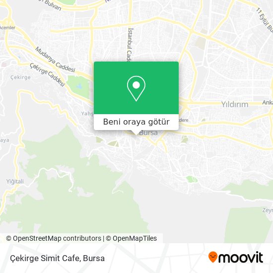 Çekirge Simit Cafe harita