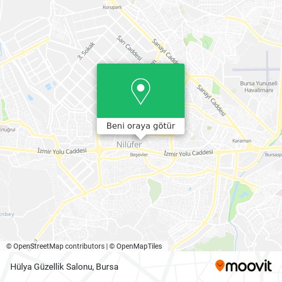 Hülya Güzellik Salonu harita
