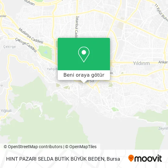 HINT PAZARI SELDA BUTİK BÜYÜK BEDEN harita
